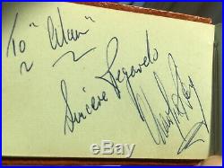 Rolling Stones Full Band Autographs With Brian Jones 1960s