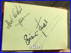 Rolling Stones Full Band Autographs With Brian Jones 1960s