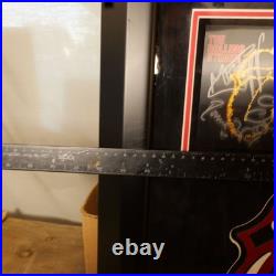 Rolling Stones Full Band Framed Autographed CD Display Tongue COA Rock HOF