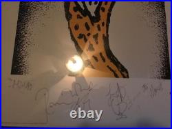 Rolling Stones Fully Signed 94' Voodoo Lounge Lithograph 24/90 Guaranteed Authen