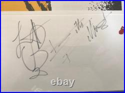 Rolling Stones Fully Signed 94' Voodoo Lounge Lithograph 24/90 Guaranteed Authen