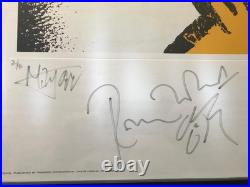 Rolling Stones Fully Signed 94' Voodoo Lounge Lithograph 24/90 Guaranteed Authen