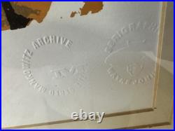 Rolling Stones Gered Mankowitz Signed'Red Cage Silkscreen Print- no. 47/200