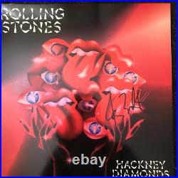 Rolling Stones Hackney Diamonds Signed Andrew Watt Alternate Cover Vinyl Look Rolling Stones Hackney Diamonds Signed Andrew Watt Alternate Cover Vinyl Look