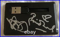 Rolling Stones Hand Signed By All Rolled Gold Usb Tin/stick