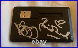 Rolling Stones Hand Signed Rolled Gold Usb Stick In Official Tin Please Read
