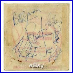 Rolling Stones Ian Stewart 64 Autographs On String Packet + Stones Owned Strings
