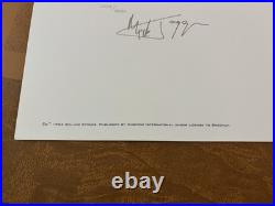 Rolling Stones It's Only Rock & Roll 1994 Litho Poster Signed & Numbered Nm Coa