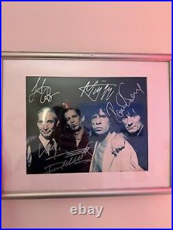 Rolling Stones Jagger Richards Watts Wood 8x10 Signed Autographed Photo COA