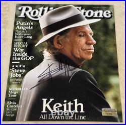 Rolling Stones Keith Richards Autographed Signed 8x10 Photograph Auto Photo Coa