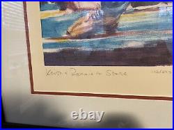 Rolling Stones Keith Richards/Ronnie Wood Framed Matted Art Signed #212/295