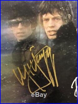 Rolling Stones LP Originally Autographed By Jagger Richards Wood Watts Wyman