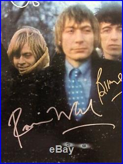 Rolling Stones LP Originally Autographed By Jagger Richards Wood Watts Wyman