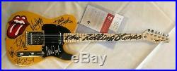Rolling Stones Limited Edition Autographed Guitar