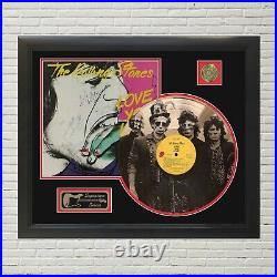 Rolling Stones Love You LiveCustom Etched Reproduction Signed LP Display