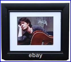 Rolling Stones MICK JAGGER Photo Autographed COA in Custom Frame and Matted
