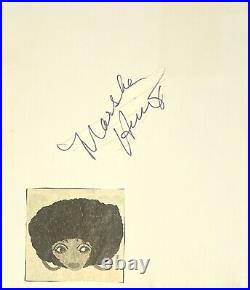 Rolling Stones Marsha Hunt Signed Autograph Book Page COA