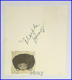 Rolling Stones Marsha Hunt Signed Autograph Book Page COA