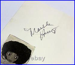 Rolling Stones Marsha Hunt Signed Autograph Book Page COA