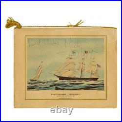 Rolling Stones Mick Jagger 1968 Autographed Pan Am Menu (USA)