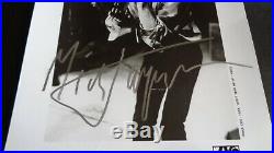 Rolling Stones Mick Jagger Autograph Promotional Photograph Circa 1993. Epperson