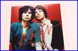 Rolling Stones Mick Jagger Keith Richards Autographed Signed Signature Photo COA