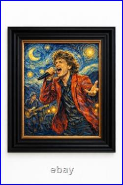 Rolling Stones'Mick Jagger' Limited Edition Artist Signed Print 1 of 5