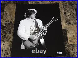 Rolling Stones Mick Taylor Rare Autographed Signed 11x14 Photo Bluesbreakers BAS