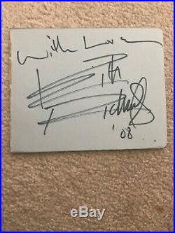 Rolling Stones Original Signed Autographs Mick Jagger Ronnie Charlie Bill Keith