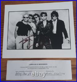 Rolling Stones Photo (8×10) With KEITH RICHARDS Autograph