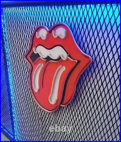 Rolling Stones Pop Art Music Wall Light Neon LED Light Up Sign Rock n Roll