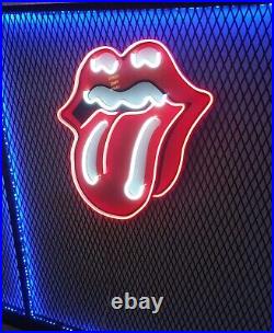 Rolling Stones Pop Art Music Wall Light Neon LED Light Up Sign Rock n Roll