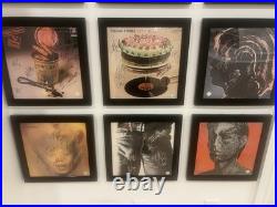 Rolling Stones Signed 6 Albums Jagger Richards Watts Wyman Taylor All 5 Members