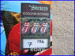 Rolling Stones Signed / Autograph Brochure-2002 with Shebeen & Signed VIP Pass