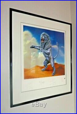 Rolling Stones Signed Autographed Bridges to Babylon 1997 Limited Edition Print