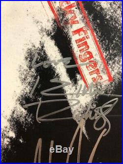 Rolling Stones Signed Autographed LP Vinyl Sticky Fingers GAA COA Jagger Richard