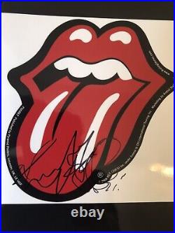 Rolling Stones Signed Charlie Watts 12x8 British Music Legends