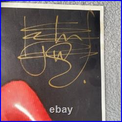 Rolling Stones Signed HOT LIPS Tongue 34 x 24 Original NO COA