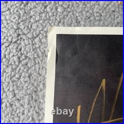 Rolling Stones Signed HOT LIPS Tongue 34 x 24 Original NO COA