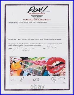 Rolling Stones Signed Jeff Koons Posters w Epperson COA