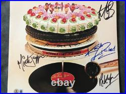 Rolling Stones Signed Let It Bleed Lp X4 Beckett Coa Nice Signatures