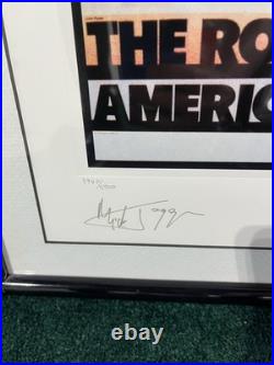 Rolling Stones Signed Lithograph Poster American Tour 1972 Keith Richards Jagger