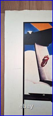 Rolling Stones Signed Lithograph Poster American Tour 1972 Keith Richards Jagger