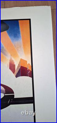 Rolling Stones Signed Lithograph Poster American Tour 1972 Keith Richards Jagger