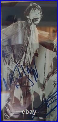 Rolling Stones Signed Memrobelia Film Cells Early Rare Coa