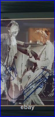 Rolling Stones Signed Memrobelia Film Cells Early Rare Coa