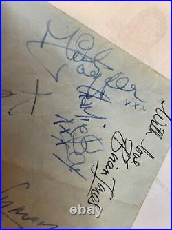 Rolling Stones Signed Original 5 members Autographed Roger Epperson LoA