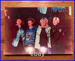 Rolling Stones Signed Original 5x7 Authentic Autograph withCOA