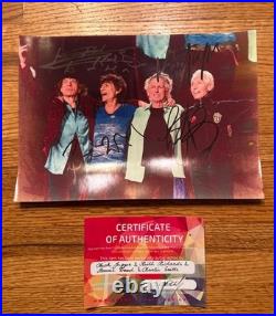 Rolling Stones Signed Original 5x7 Authentic Autograph withCOA