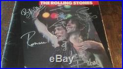 Rolling Stones Signed Tour Book Autograph (5) Jagger Richards Wood Wyman Watts